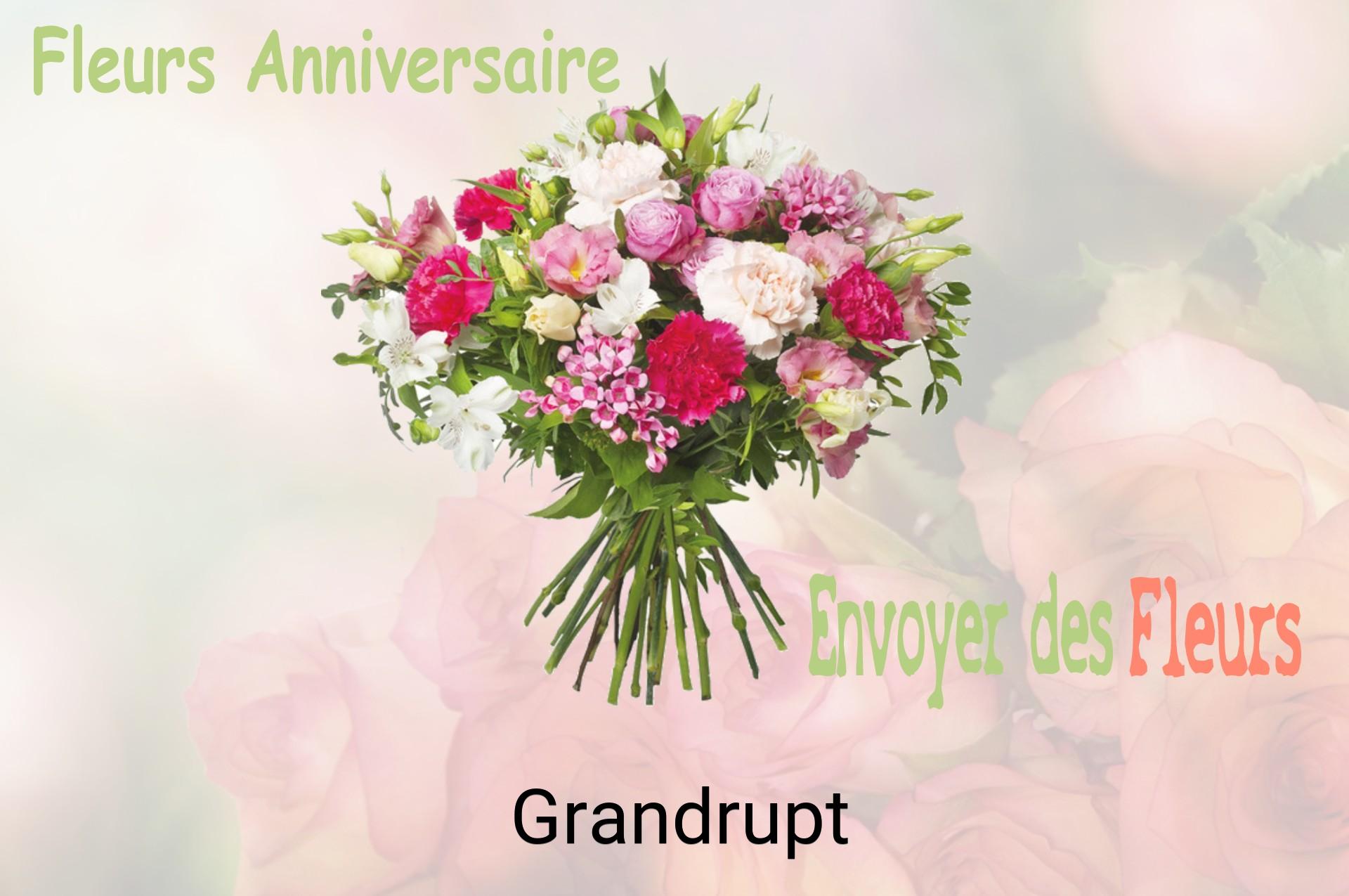 Bouquet de fleurs d’anniversaire livré à Grandrupt